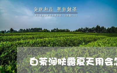 白茶润肤露夏天用会怎么样/2023041264047