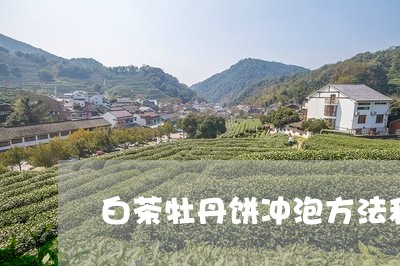 白茶牡丹饼冲泡方法和步骤/2023041125038