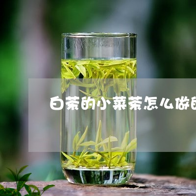 白茶的小菜茶怎么做的视频/2023041554938