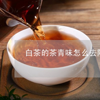 白茶的茶青味怎么去除干净/2023041518168