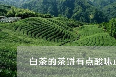 白茶的茶饼有点酸味正常吗/2023041287398