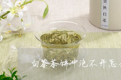 白茶茶饼冲泡不开怎么回事/2023041637140