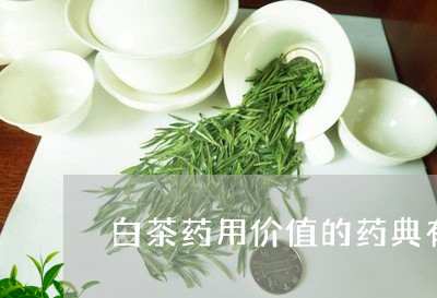 白茶药用价值的药典有哪些/2023041274050