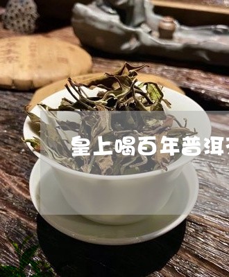 皇上喝百年普洱茶/2023033162748