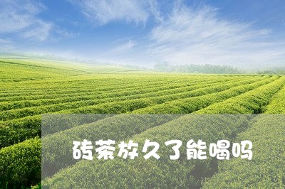 砖茶放久了能喝吗/2023032251713