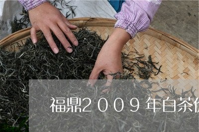 福鼎2009年白茶价格表/2023033158893