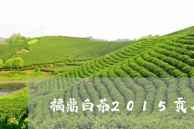 福鼎白茶2015贡眉茶饼/2023033050583