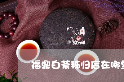 福鼎白茶秭归店在哪里有卖/2023041780926