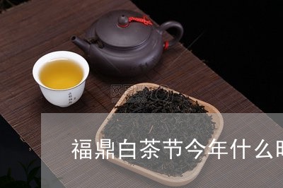 福鼎白茶节今年什么时候/2023032796858