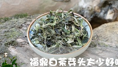 福鼎白茶芽头太少好吗吗/2023032723937