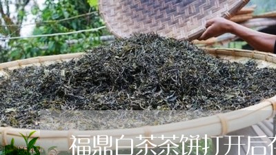 福鼎白茶茶饼打开后存放/2023032708795