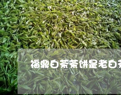 福鼎白茶茶饼是老白茶吗/2023032718471