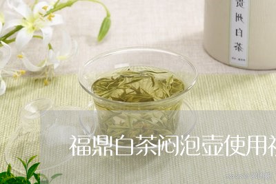 福鼎白茶闷泡壶使用视频/2023032727381