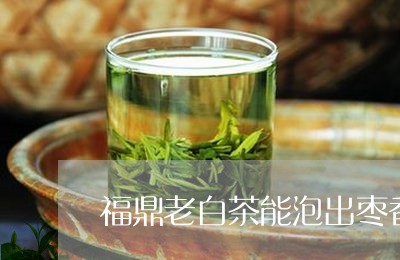 福鼎老白茶能泡出枣香吗/2023032707059