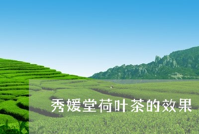 秀媛堂荷叶茶的效果/2023032118191