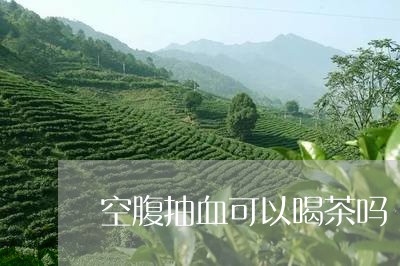 空腹抽血可以喝茶吗/2023041646161