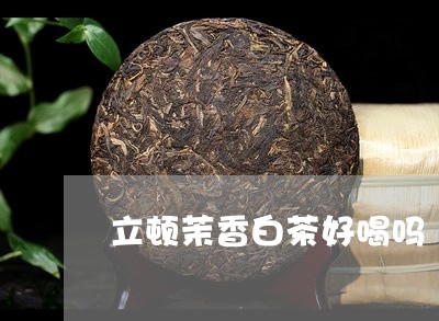 立顿茉香白茶好喝吗/2023032728359