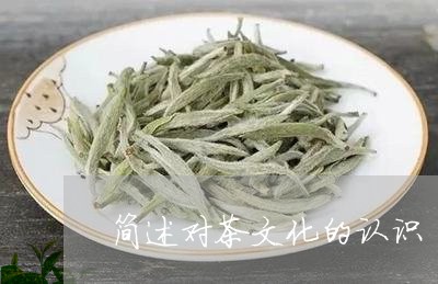 简述对茶文化的认识/2023041603057