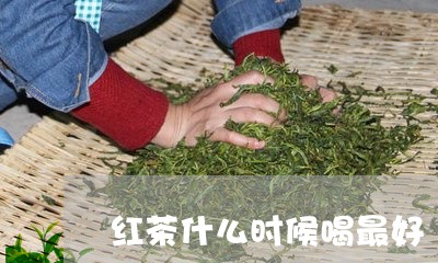 红茶什么时候喝最好/2023041519504