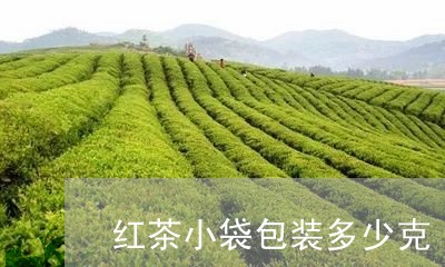 红茶小袋包装多少克/2023041430484