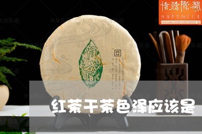 红茶干茶色泽应该是/2023041441435