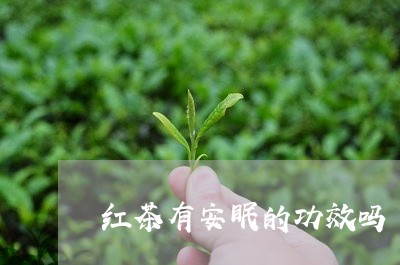 红茶有安眠的功效吗/2023032088261