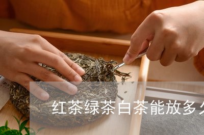 红茶绿茶白茶能放多久喝/2023032707371