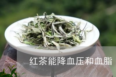 红茶能降血压和血脂/2023041596278