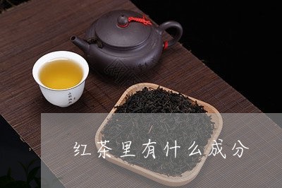 红茶里有什么成分/2023032313936