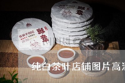 纯白茶叶店铺图片高清版/2023032733827