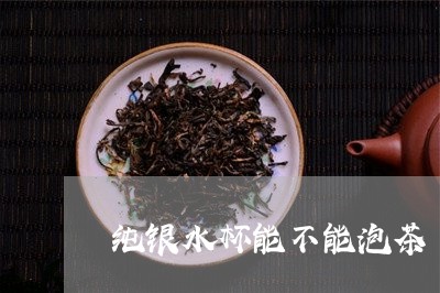 纯银水杯能不能泡茶/2023041696057