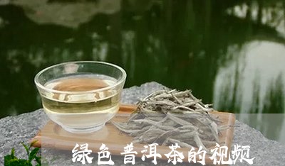 绿色普洱茶的视频/2023040962740