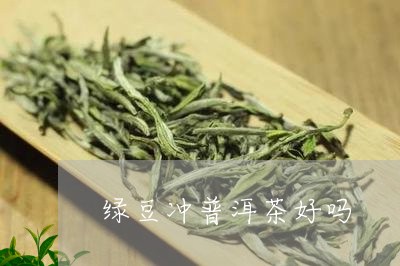 绿豆冲普洱茶好吗/2023031807369