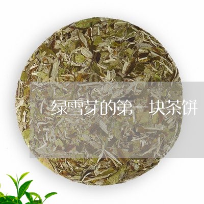 绿雪芽的第一块茶饼/2023041601471