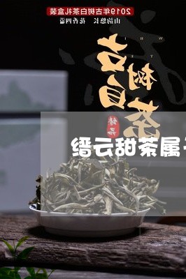 缙云甜茶属于什么茶/2023031962713