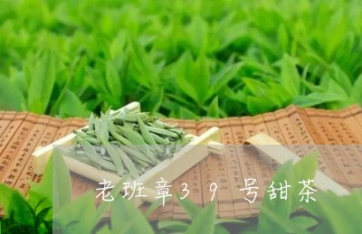 老班章39号甜茶/2023032975271