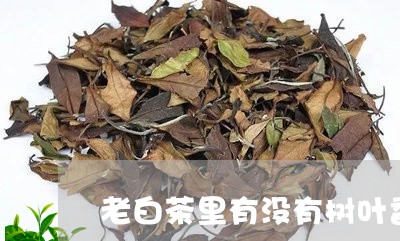 老白茶里有没有树叶香料/2023032841793