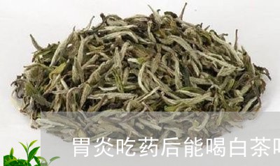 胃炎吃药后能喝白茶吗吗/2023032815059