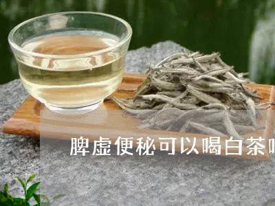 脾虚便秘可以喝白茶吗吗/2023032766159