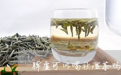 脾虚可以喝祛湿茶吗/2023031824928