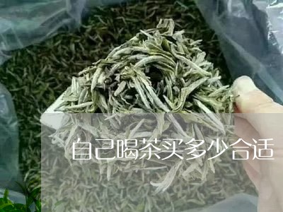 自己喝茶买多少合适/2023041696148