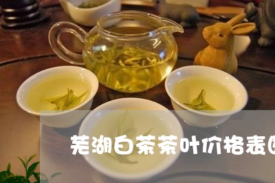 芜湖白茶茶叶价格表图片/2023032792925