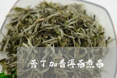 苦丁加普洱茶煮茶/2023031656026