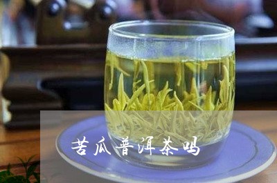 苦瓜普洱茶吗/2023031824928