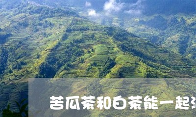 苦瓜茶和白茶能一起泡吗/2023032758580