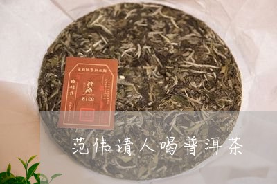 范伟请人喝普洱茶/2023041069503