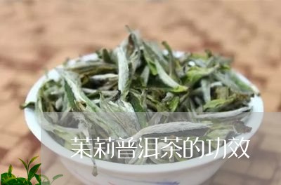 茉莉普洱茶的功效/2023041283938