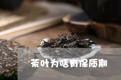 茶叶为啥有保质期/2023032595250