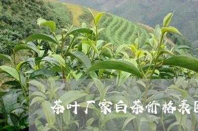 茶叶厂家白茶价格表图片/2023032841838