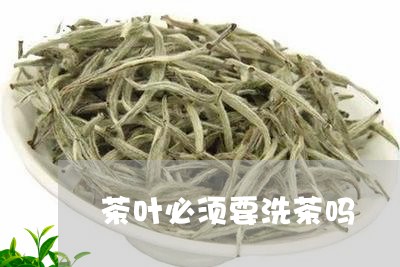 茶叶必须要洗茶吗/2023032634048